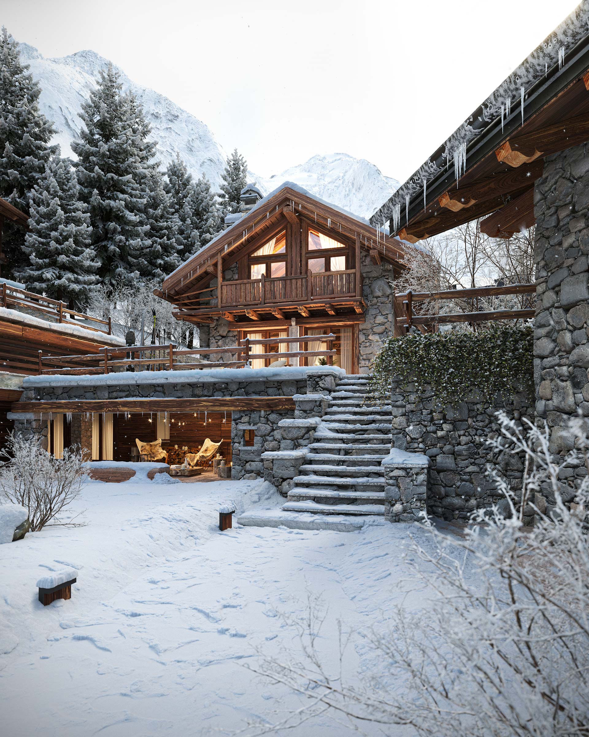 chalet les niveaux in vendita a Courmayeur